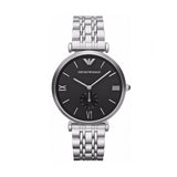 Emporio Armani Men’s Stainless Steel Black Dial 40mm Watch AR1676