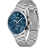 Hugo Boss Men’s Chronograph Stainless Steel Blue Dial 44mm Watch 1513818