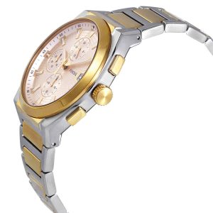 Fossil Men’s Quartz Two-tone Stainless Steel Cream Dial 42mm Watch FS5796 Main Image