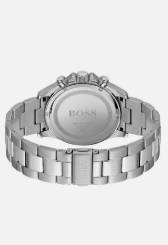 Hugo Boss Men’s Chronograph Quartz Stainless Steel White Dial 43mm Watch 1513875