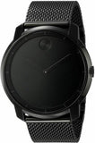 Movado Men’s Quartz Swiss Made Black Stainless Steel Black Dial 44mm Watch 3600261