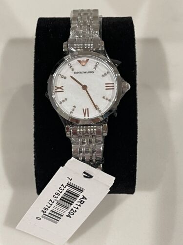 Emporio Armani Women’s Stainless Steel Mother of Pearl Dial 32mm Watch AR11204