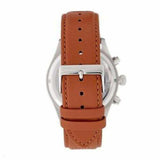 Hugo Boss Men’s Chronograph Quartz Leather Strap White Dial 44mm Watch 1513475