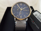 Tommy Hilfiger Men’s Quartz Stainless Steel Blue Dial 40mm Watch 1791505