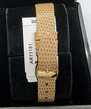 Emporio Armani Women’s Quartz Brown Leather Strap Taupe Mother of Pearl Dial 32mm Watch AR11151