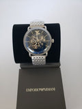 Emporio Armani Men’s Automatic Stainless Steel Blue Dial 43mm Watch AR60024