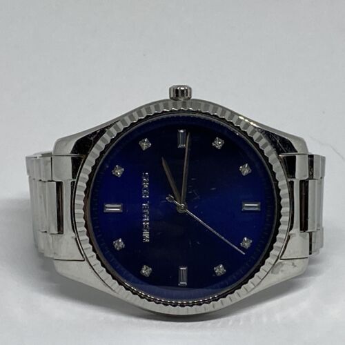 Michael Kors Men’s Quartz Silver Stainless Steel Blue Dial 41mm Watch MK3225
