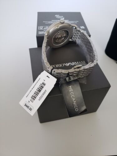 Emporio Armani Men’s Automatic Stainless Steel Blue Dial 43mm Watch AR60024