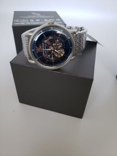 Emporio Armani Men’s Automatic Stainless Steel Blue Dial 43mm Watch AR60024