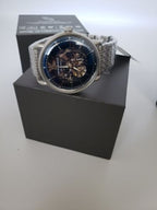 Emporio Armani Men’s Automatic Stainless Steel Blue Dial 43mm Watch AR60024