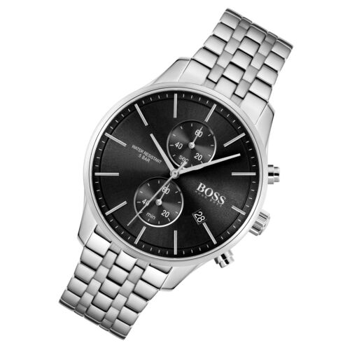 Hugo Boss Men’s Quartz Stainless Steel Black Dial 42mm Watch 1513869