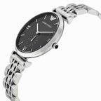 Emporio Armani Men’s Stainless Steel Black Dial 40mm Watch AR1676
