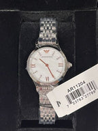 Emporio Armani Women’s Stainless Steel Mother of Pearl Dial 32mm Watch AR11204