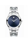Movado Men’s Swiss Made Quartz Stainless Steel Blue Dial 40mm Watch 0606380