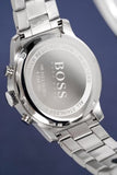 Hugo Boss Men’s Chronograph Quartz Stainless Steel Blue Dial 44mm Watch 1513527