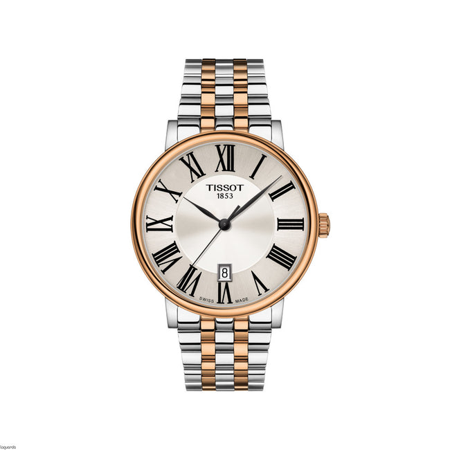 TISSOT Men’s Quartz Swiss Made Stainless Steel Silver Dial 40mm Watch T122.410.22.033.00 Hover Image
