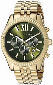 MICHAEL KORS Lexington Chronograph Green Dial Men's Watch MK8446