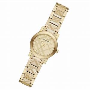 Swiss Rare Engraved Gold Check Dial 26mm Women Wrist Watch The City BU9234