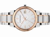 BURBERRY Silver Dial Two-Tone Stainless Steel Unisex Watch BU9006
