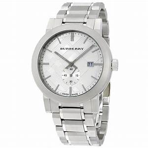 BURBERRY The City Silver Dial Stainless Steel Men's Watch BU9900 Main Image