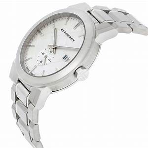BURBERRY The City Silver Dial Stainless Steel Men's Watch BU9900