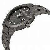BURBERRY Grey Dial Grey Ion-plated Men's Watch BU9007