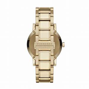BURBERRY The City Champagne Dial Gold-tone Unisex Watch BU9033