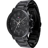 Tommy Hilfiger Men’s Quartz Stainless Steel Black Dial 46mm Watch 1710383