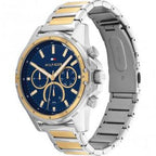 Tommy Hilfiger Men’s Quartz Two-tone Stainless Steel Blue Dial 45mm Watch 1791937