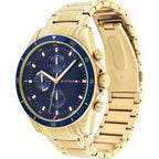 Tommy Hilfiger Men’s Quartz Gold Stainless Steel Blue Dial 44mm Watch 1791834