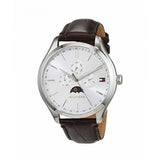 Tommy Hilfiger Men's 'Oliver' Quartz Stainless Steel and Leather Casual Watch, Color:Brown (Model: 1791304)