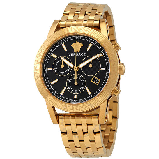 VERSACE Sport Tech Chronograph Quartz Black Dial Watch VELT00419