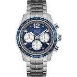 Guess Men’s Analog Stainless Steel Blue Dial 44mm Watch W0969G1