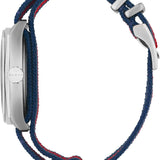Gucci Men’s Swiss Made Quartz Nylon Strap Blue Dial 41mm Watch YA142304
