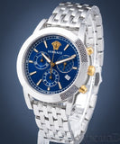 VERSACE Sport Tech Chronograph Quartz Blue Dial Men's Watch VELT00219